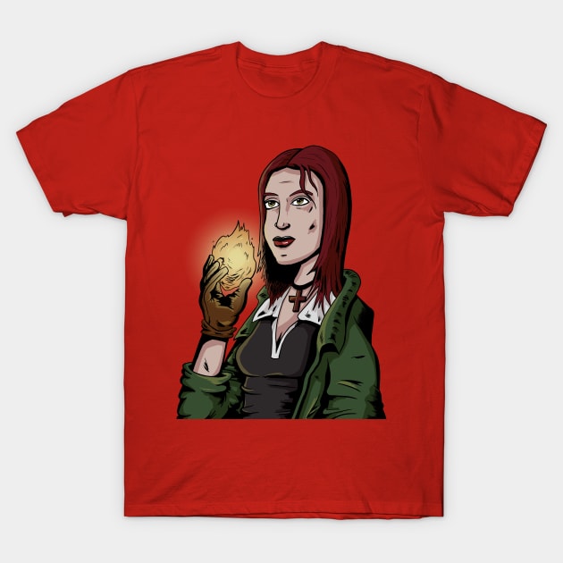 Liz Sherman T-Shirt by Black Snow Comics